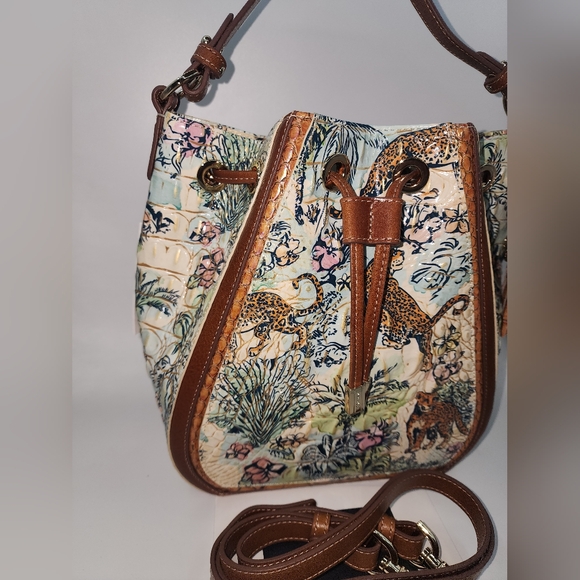Brahmin Melinda Satchel in Souvenir Panthera NWT - Picture 2 of 15